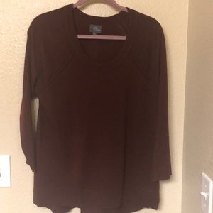 Market & Spruce burgundy sweater size medium.